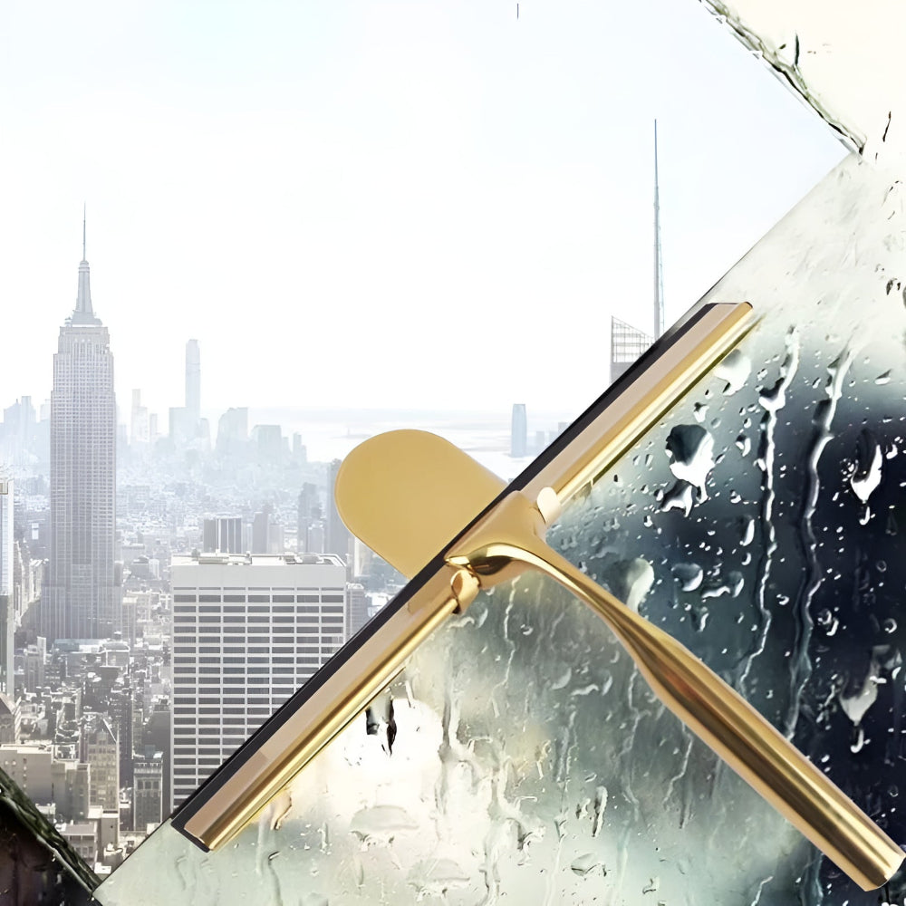 Aurewipe – Golden Stainless Steel Multi-Purpose Squeegee