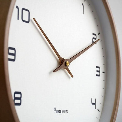 NordWood – Scandinavian Wooden Wall Clock – Minimalist Timeless Design