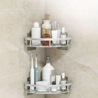 Alucurve – Adhesive Aluminium Shower Shelf Organiser