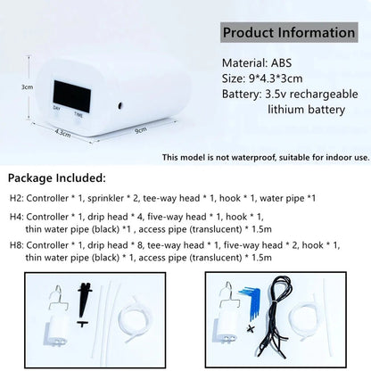 PlantFlow System – Smart Drip Irrigation Kit – Automatic Indoor Plant Care