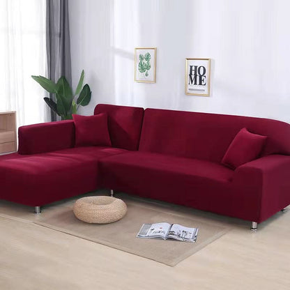 VeluxeStretch – Soft Velvet Sofa Cover