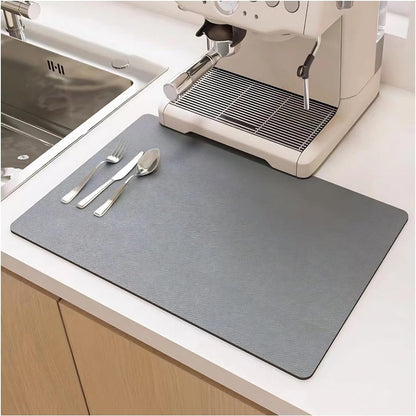 DryNest Pro – Ultra-Absorbent Dish Mat – Fast Drying Kitchen Essential