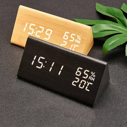 ZenWood – Wooden LED Alarm Clock